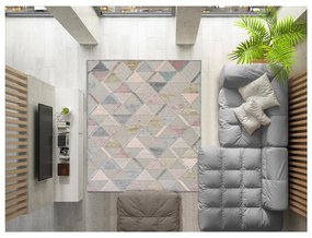 Sivý koberec Universal Margot Triangle, 60 x 110 cm