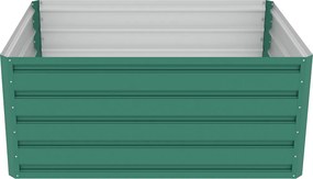 Vyvýšený záhon G21 Daisy 120 x 90 x 52 cm, kov,zelený