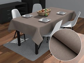 Biante Dekoračný obdĺžnikový obrus BKW-204 Sivohnedý žíhaný 130x160 cm