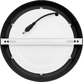 LED mini panel CCT, prisadený, 18W, 1530lm