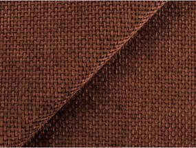 Ženilková rohová pohovka v terakotovej farbe (ľavý roh/s leňoškou) Lani – Makamii