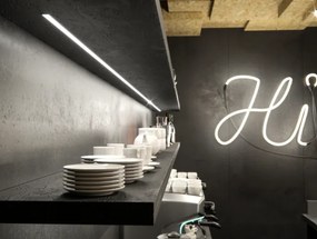 Led-Labs LED profil LUMINES typ B strieborný elox 1m