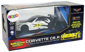 LEAN TOYS RC Športové auto Corvette 1:24 - biele