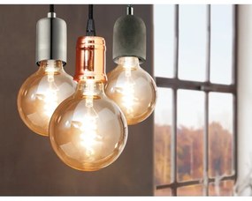 Eglo 32539 - Luster na lanku YORTH 1xE27/60W/230V