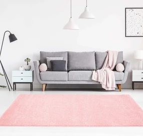 Dekorstudio Moderný koberec MODA SOFT - Ružový Rozmer koberca: 140x200cm