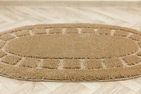 Kúpeľňový koberček Ocean béžový ovál