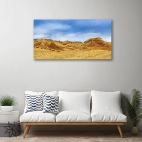 Obraz Canvas Púšť vrcholky krajina 125x50 cm