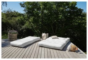 Béžová rozkladacia pohovka vhodná do exteriéru Karup Design Design OUT™ Hippo Beige