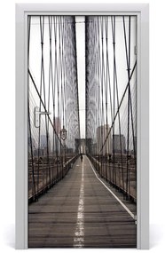 Fototapeta samolepiace na dvere Brooklyn most 85x205 cm