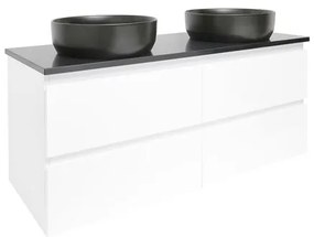 Kúpeľňová skrinka s krytom SAT B-Way 119x50x45 cm biely lesk BWAY2120WTK, 1 ks