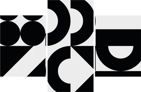 Obraz - Geometrická abstrakcia N⁰2 (90x60 cm)