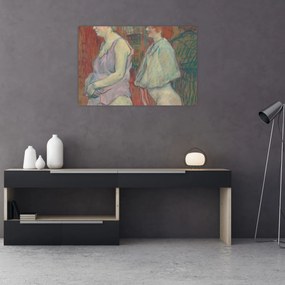 Obraz - Henri de Toulouse-Lautrec, Rue des Moulins, reprodukcia (90x60 cm)