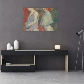 Obraz - Henri de Toulouse-Lautrec, Rue des Moulins, reprodukcia (90x60 cm)
