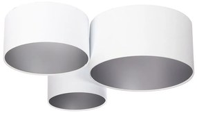 Stropné svietidlo SPACE 3xE27/60W/230V biela/strieborná