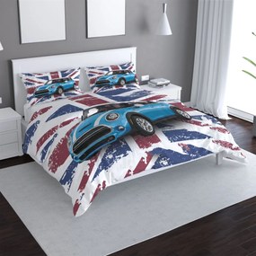 Sablio Obliečky Mini sedan Britská vlajka - 140x200 / 90x70