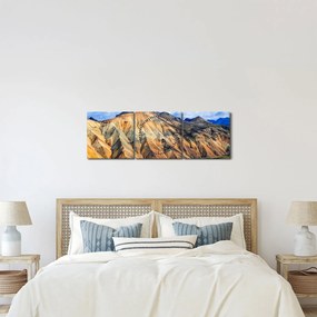 Obraz - Landmannalaugar (s hodinami) (90x30 cm)