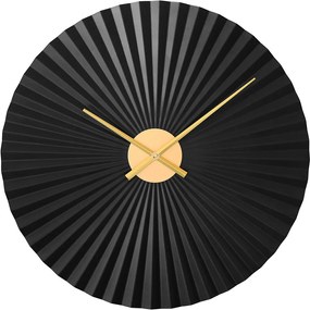 Dizajnové kovové hodiny MPM E04.4487.90, čierne, B