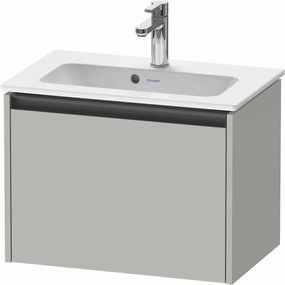 DURAVIT Ketho 2 závesná skrinka pod umývadlo Compact, 1 zásuvka, 610 x 390 x 440 mm, betón šedá matná, K25055007070000