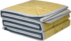 Hracia podložka penová s loptičkami Blue Yellow