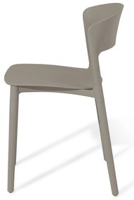 2 plastové stoličky