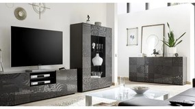 Vitrína ARIA antracit