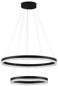 LED luster Adria 2 čierne