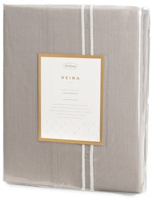 RENFORCÉ OBLIEČKY REINA38 160X200 CM, 2 KS 70X80 CM BÉŽOVÉ