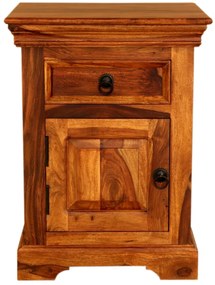 furniture-nabytek.cz - Rustikálny nočný stolík 45x60x40 z indického masívu palisander