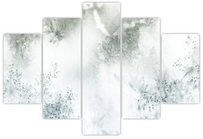 Obraz abstrakcie listov (150x105 cm)
