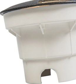 Sada 3 vonkajších zemných reflektorov čiernych vrátane LED IP67 - Ceci 2