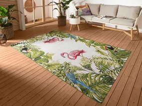 Hanse Home Collection koberce Kusový koberec Flair 105613 Flowers and Leaves Multicolored – na von aj na doma - 200x285 cm