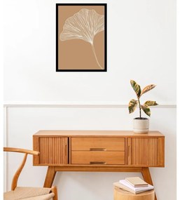 Plagát 29x41 cm Gingko – Veronika Boulová
