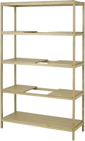 Regál v dekore duba v prírodnej farbe 105x170x40 cm Sukoya – Blomus