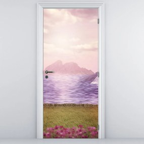 Fototapeta na dvere - Jazero (95x205cm)
