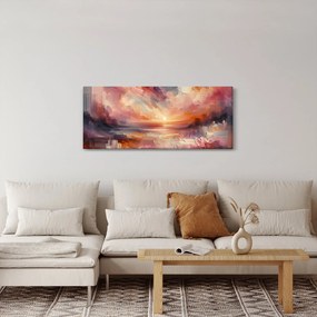 Obraz - Maľované červánky (120x50 cm)