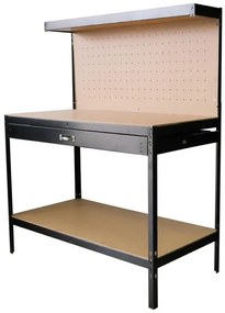 Pracovný stôl so zásuvkou, Racks DWB60, max. 230 kg | 120 x 60 x 150 cm