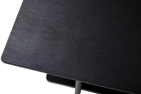 Dizajnový konferenčný stolík Lakshmana 110 cm čierny