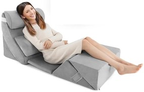 Sada ortopedických vankúšov s klinom 7 kusov