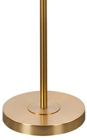 Stojacia lampa Muma 02 46x165 tyrkysovo - zlatá