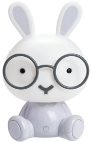 LED detské nočné svetlo HOPPY 23,5 cm, biela