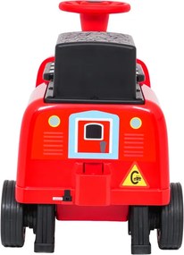 Elektrické autíčko rušeň červené