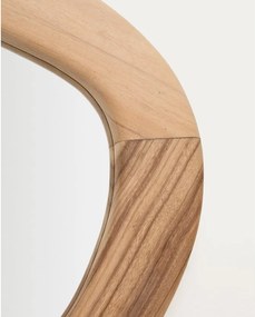 Nástenné zrkadlo s dreveným rámom 60x107 cm Selom – Kave Home