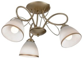 Brilagi - prisadený luster FRED 3xE27/60W/230V, priemer 59 cm, zlatý