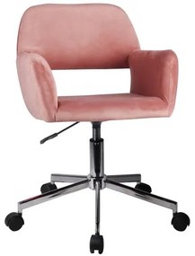 Otočná stolička FD-22, ružová