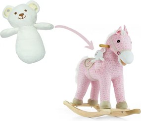 Hojdací koník Pony ružový