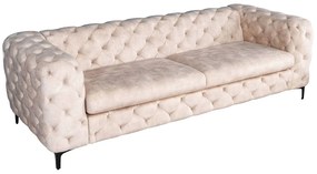Dizajnová sedačka Rococo 235 cm šampanský zamat