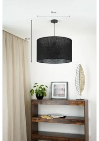 Brilagi - Luster na lanku TUBES ROLLER 1xE27/15W/230V pr. 50 cm čierna