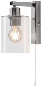 Rabalux MIROSLAW nástenná lampa max. 1x40W | E27 | IP20 - saténový chróm