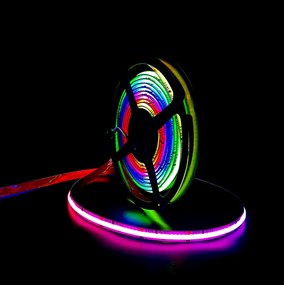 BERGE LED pásik RGB Neon COB 12V - 450D - 15W/m - IP20 - 50m