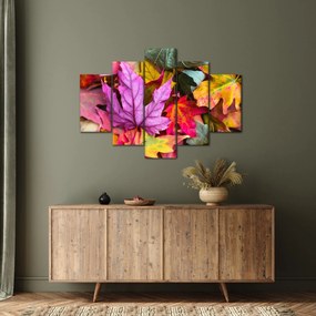 Obraz - jesenné listy (150x105 cm)